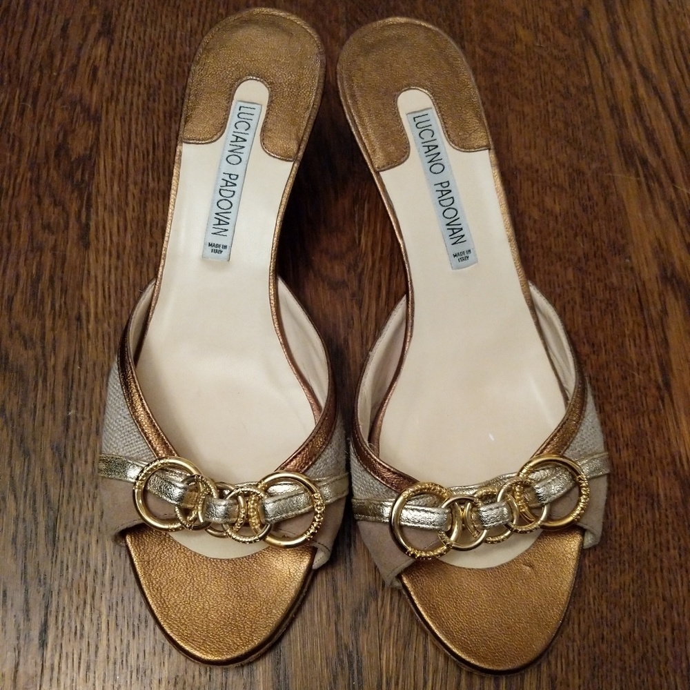 Luciano Padovan shoes slides size 8